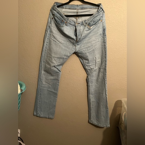 LEVI'S‎ 527 low boot cut western style jeans mens size 34x32 two pair (89) - Picture 1 of 10